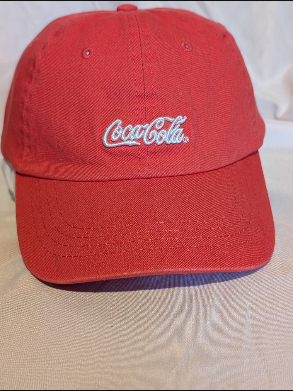 Cotton On "Coca-Cola" red baseball cap with white embroidery